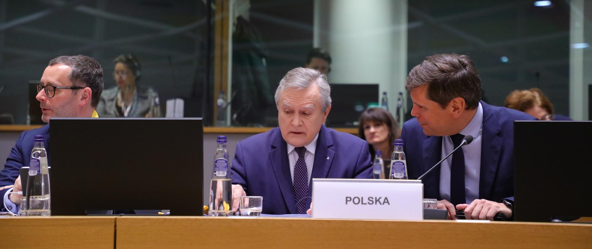 Posiedzenie Rady UE na temat Europejskiego Aktu o Wolności Mediów z udziałem wicepremiera Piotra Glińskiego, fot. Danuta Matloch