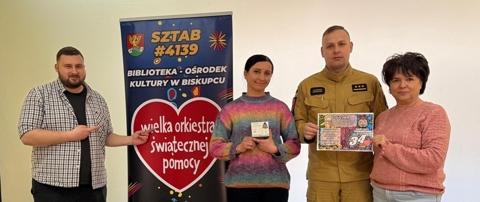 Komenda Powiatowa Państwowej Straży Pożarnej w Nowym Mieście Lubawskim gra z WOŚP!