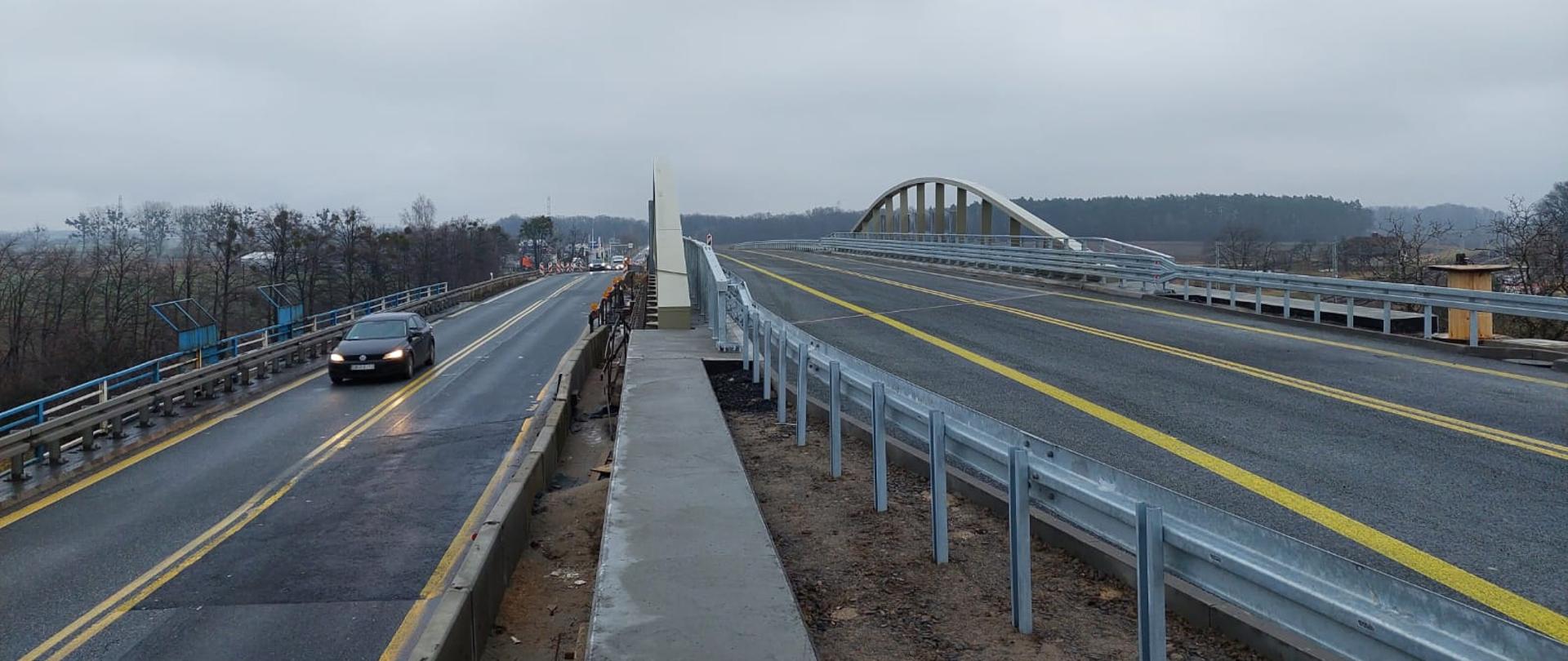 Budowa wiaduktu w Dąbrowie w ciągu DK46