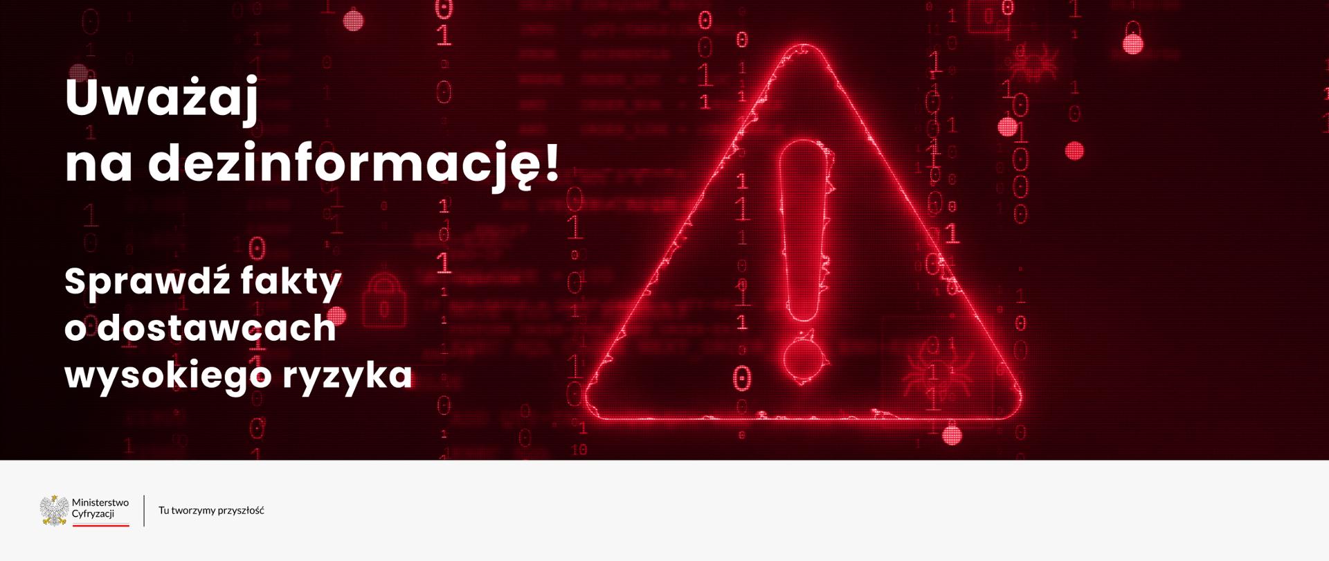 Sprawdź fakty o dostawcach wysokiego ryzyka