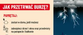 Bezpieczeństwo w czasie burz i silnych wiatrów