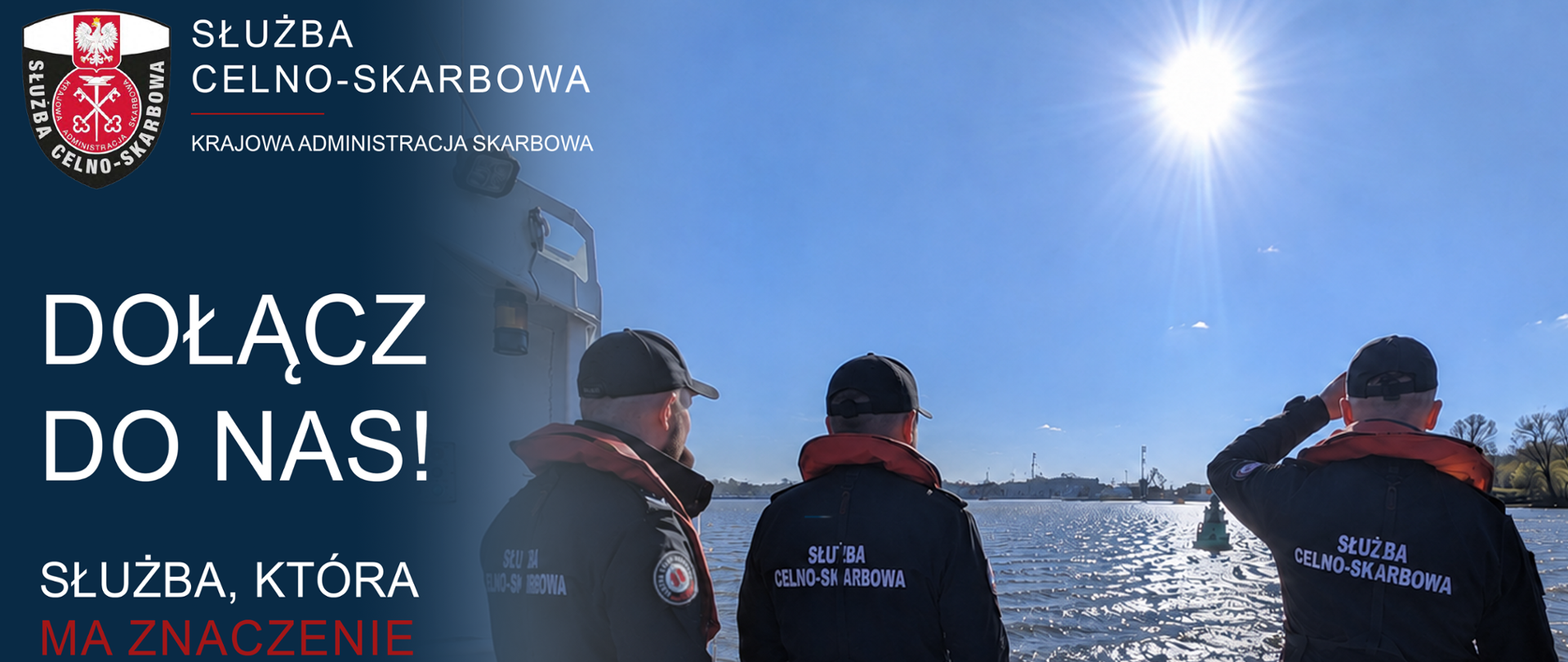 Plakat promujący Służbę Celno-Skarbową