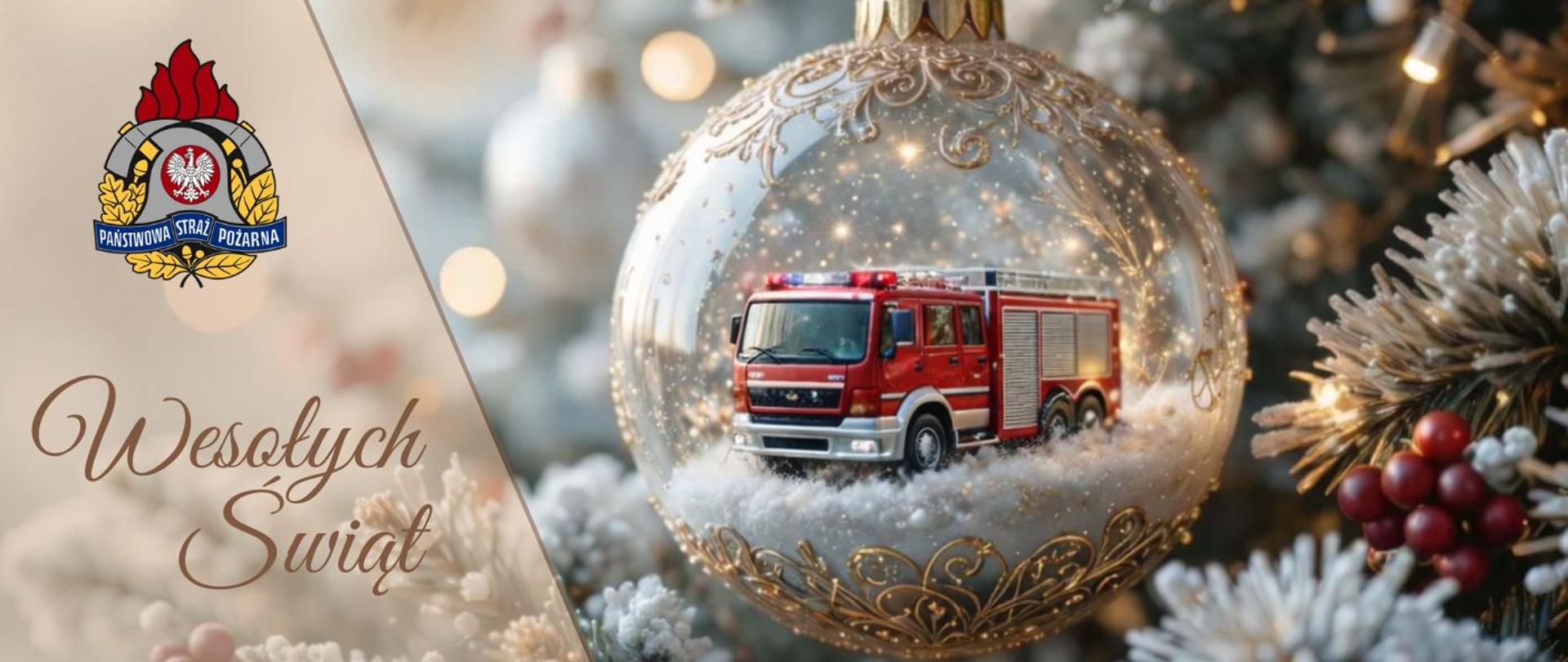 Życzenia świąteczne Komendanta Powiatowego PSP w Pszczynie
