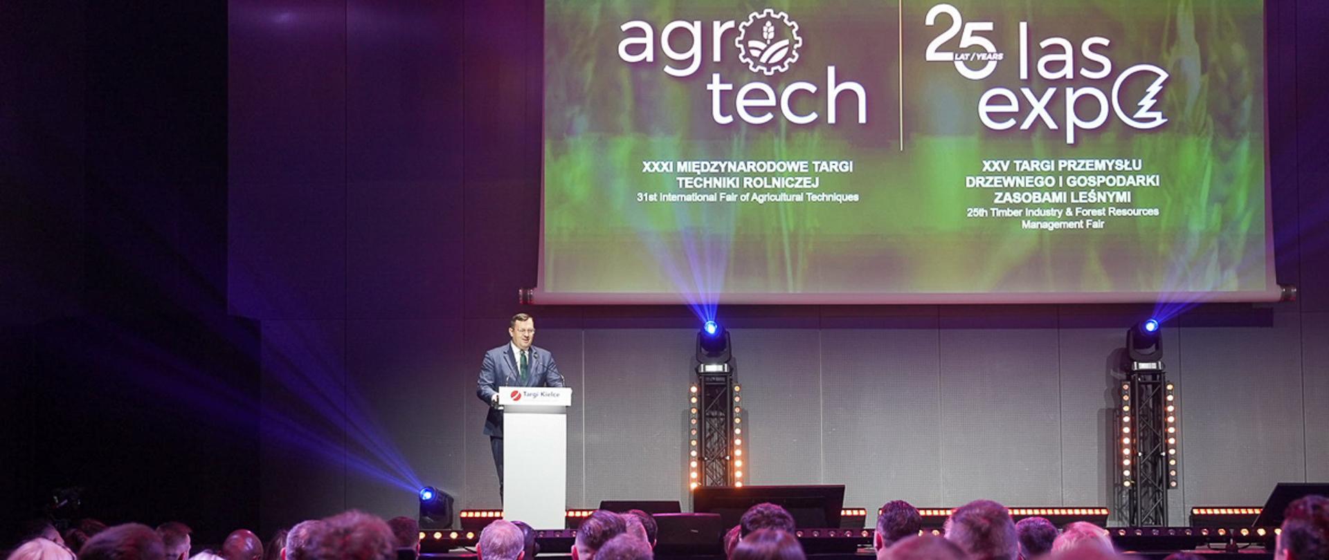 Wizyta ministra Stefana Krajewskiego na targach AgroTech i LasExpo w Kielcach (fot. MRiRW)