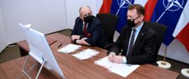 Udział Ministra Spraw Zagranicznych Z. Raua i Ministra Obrony Narodowej M. Błaszczaka w posiedzeniu Rady Północnoatlantyckiej 14.04.2021 