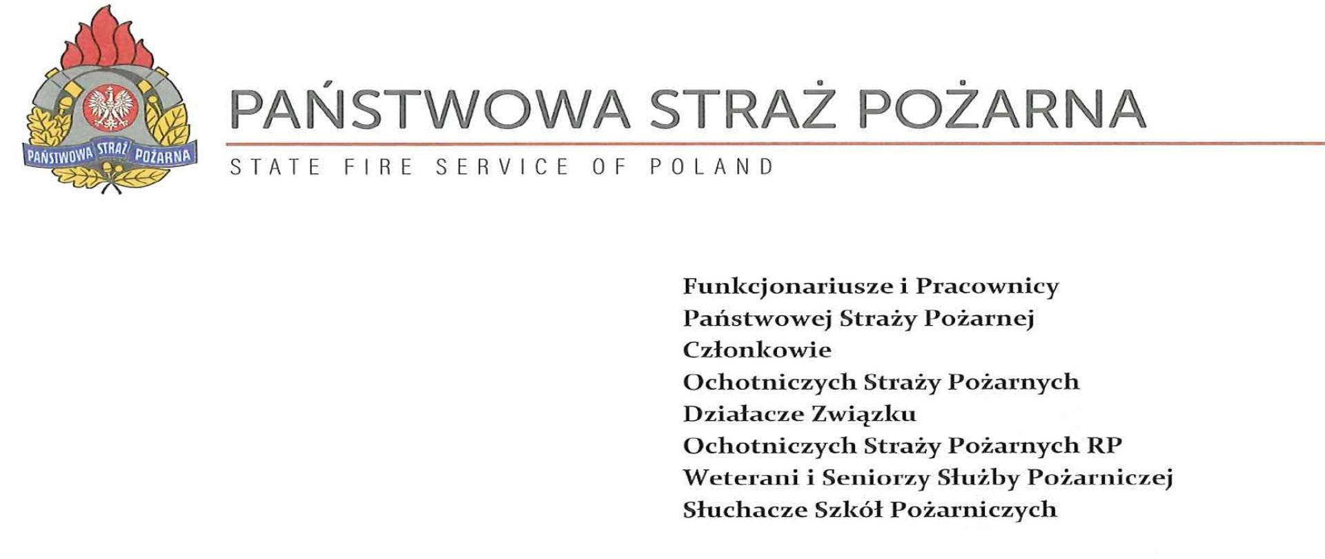 List Komendantów Głównych PSP