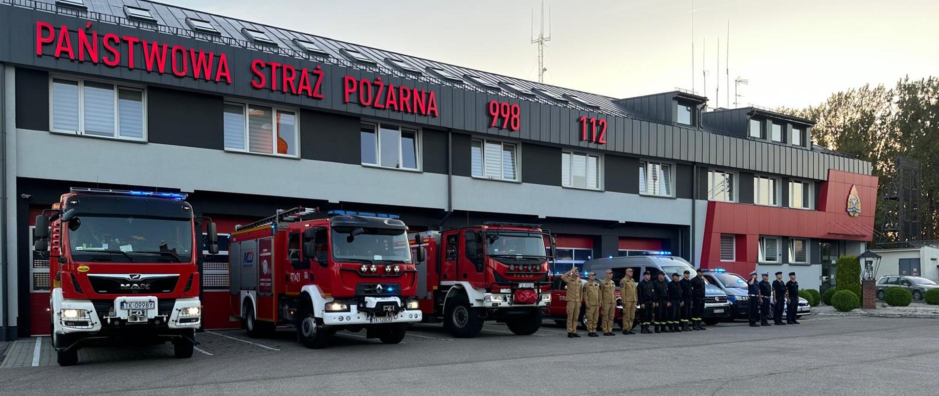 Hołd zmarłemu druhowi z OSP w Michałkowie