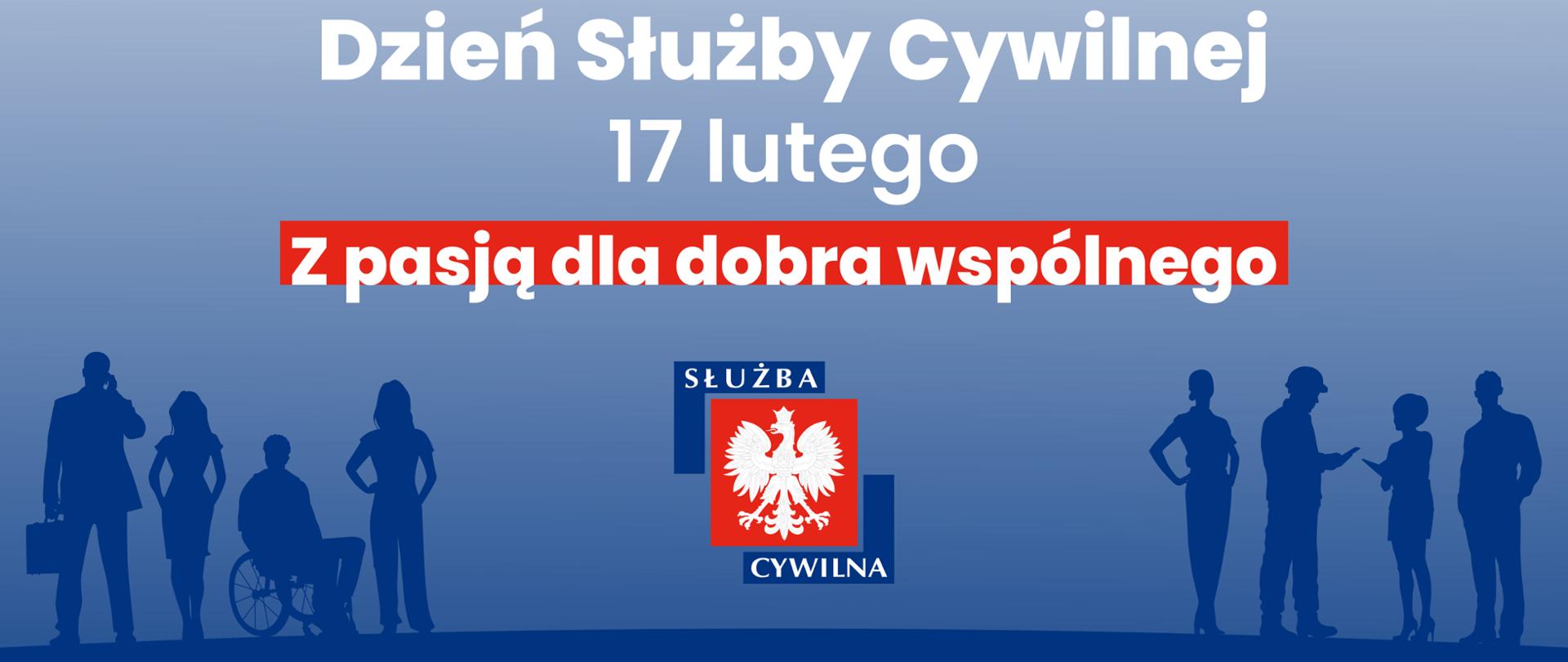 plakat, niebieskie tło