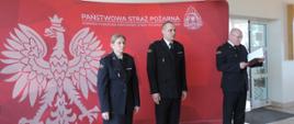 Odczytanie decyzji o powołaniu zastępcy KP PSP w Opatowie
