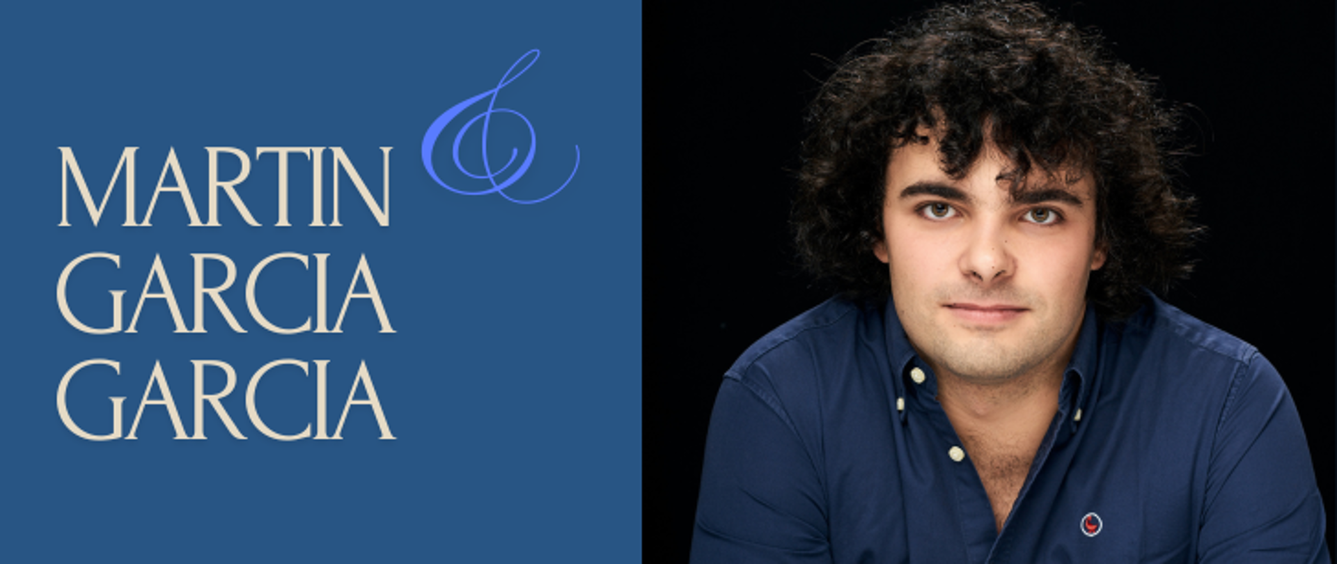 banner ze zdjęciem pianisty Martina Garcia Garcia