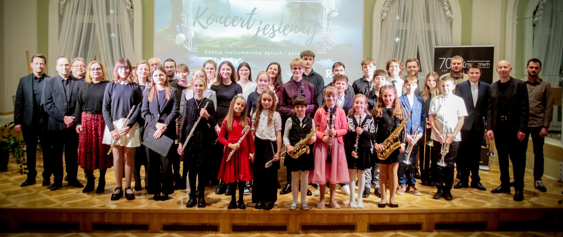 Uczestnicy z koncertu jesiennego