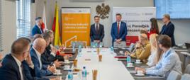 Spotkanie na temat realizacji Programu OLiOC w powiecie białostockim