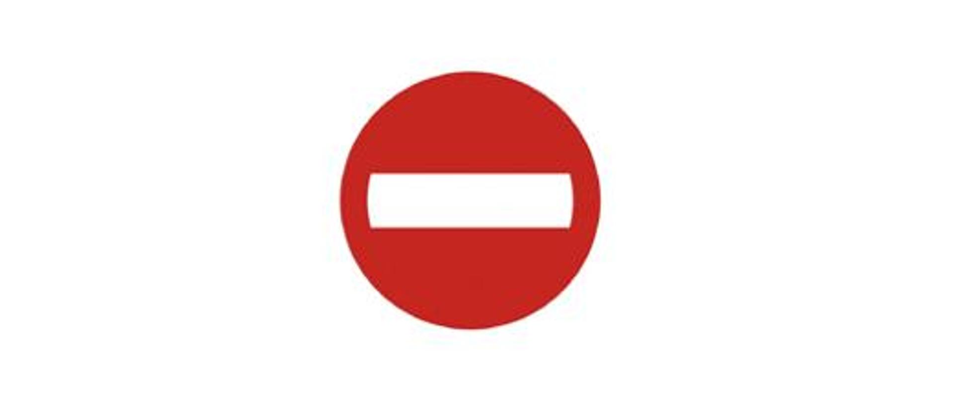 zdjęcie z porady w sprawach terroryzmu, to znak zakaz wjazdu