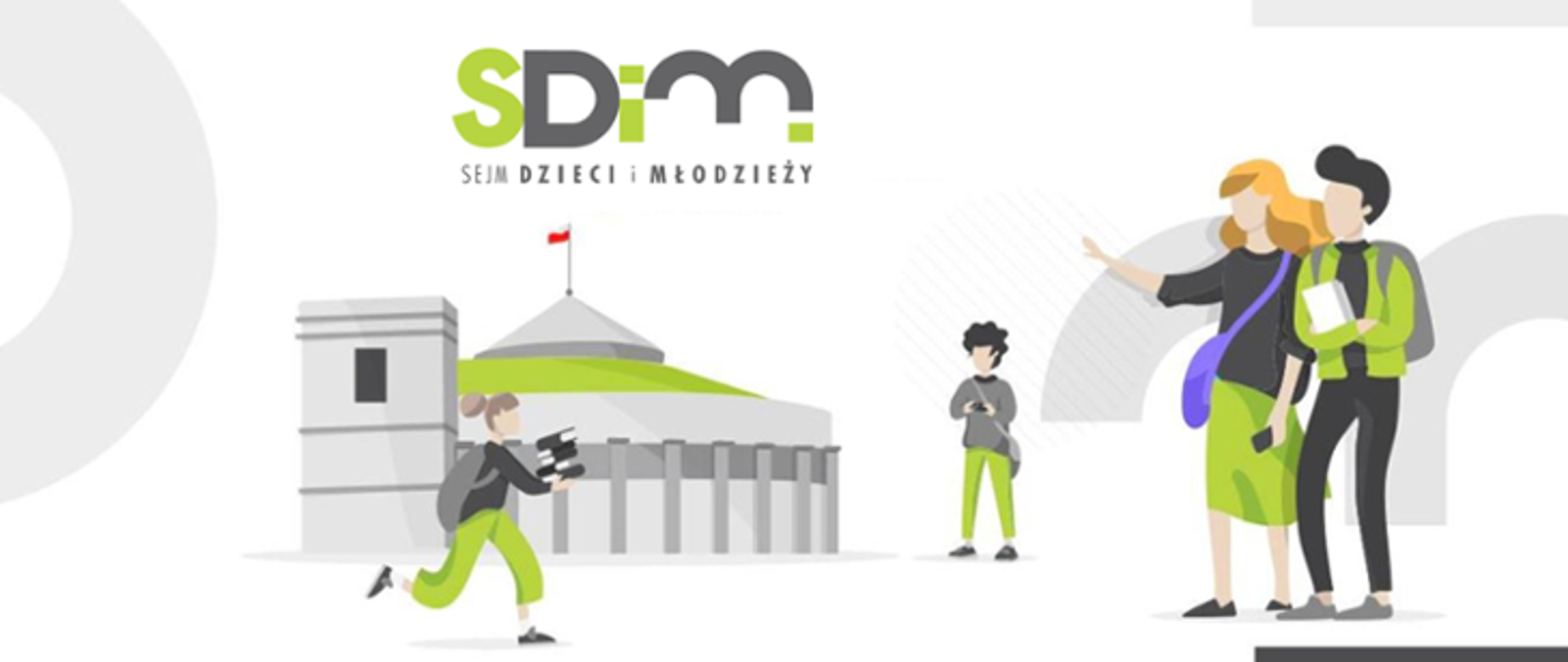 dzieci, budynek sejmu