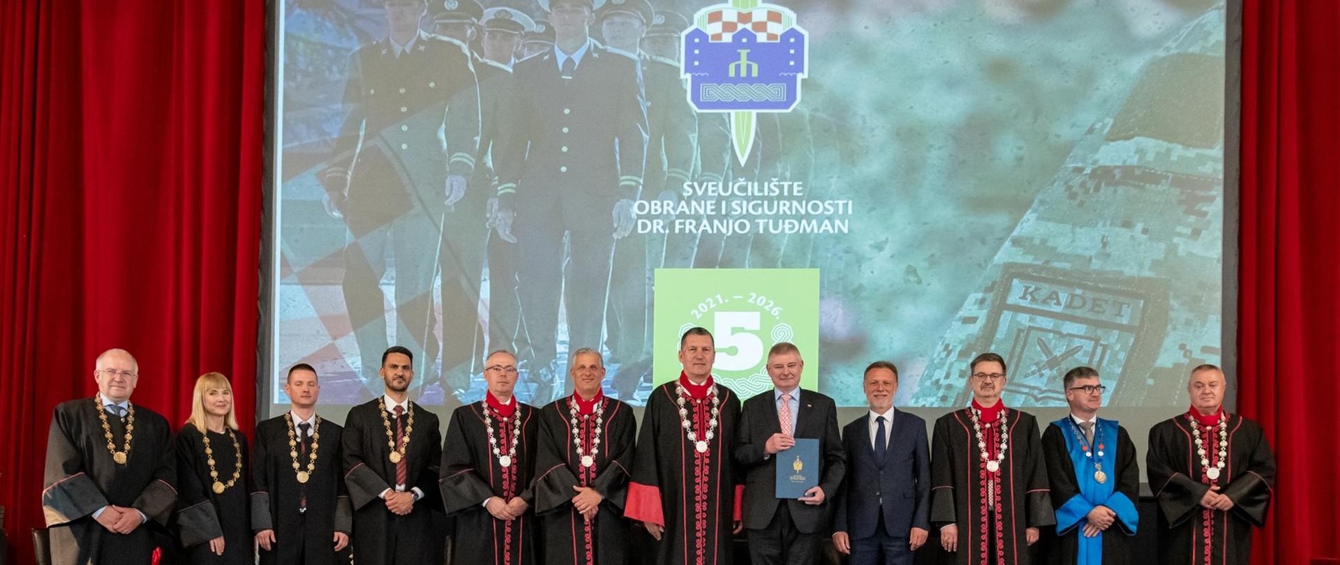 Ambasador RP wyróżniony dyplomem uznania chorwackiego Uniwersytetu Obrony i Bezpieczeństwa Narodowego
