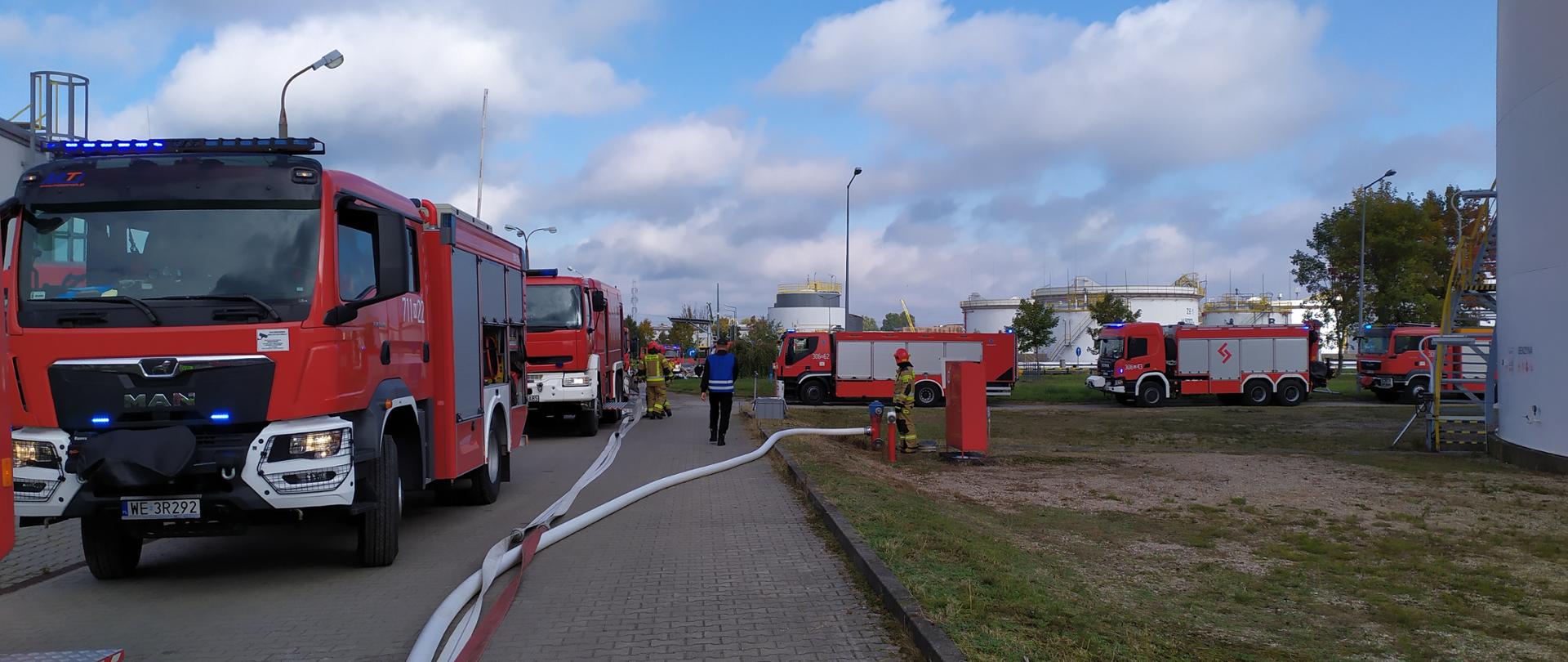 Ćwiczenia Kompanii Gaśniczych „Mława” i „Narew”
