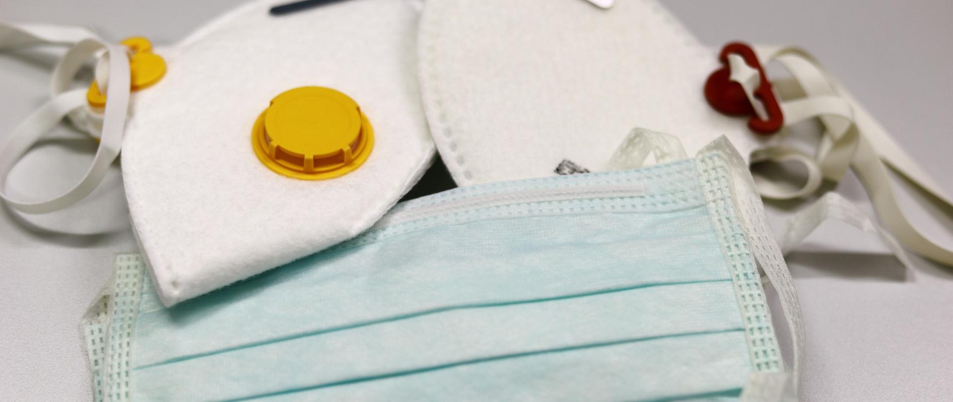 maseczki jednorazowe chirurgiczne i z filtrami