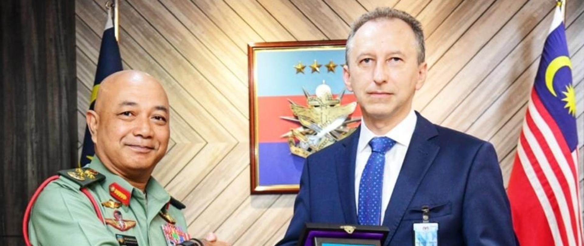 Ambassador’s courtesy visit to the Chief of Defence Forces of Malaysia