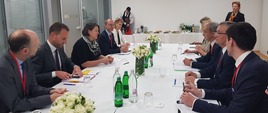 Spotkanie ministra Adamczyka z unijną komisarz ds. transportowych Violetą Bulc