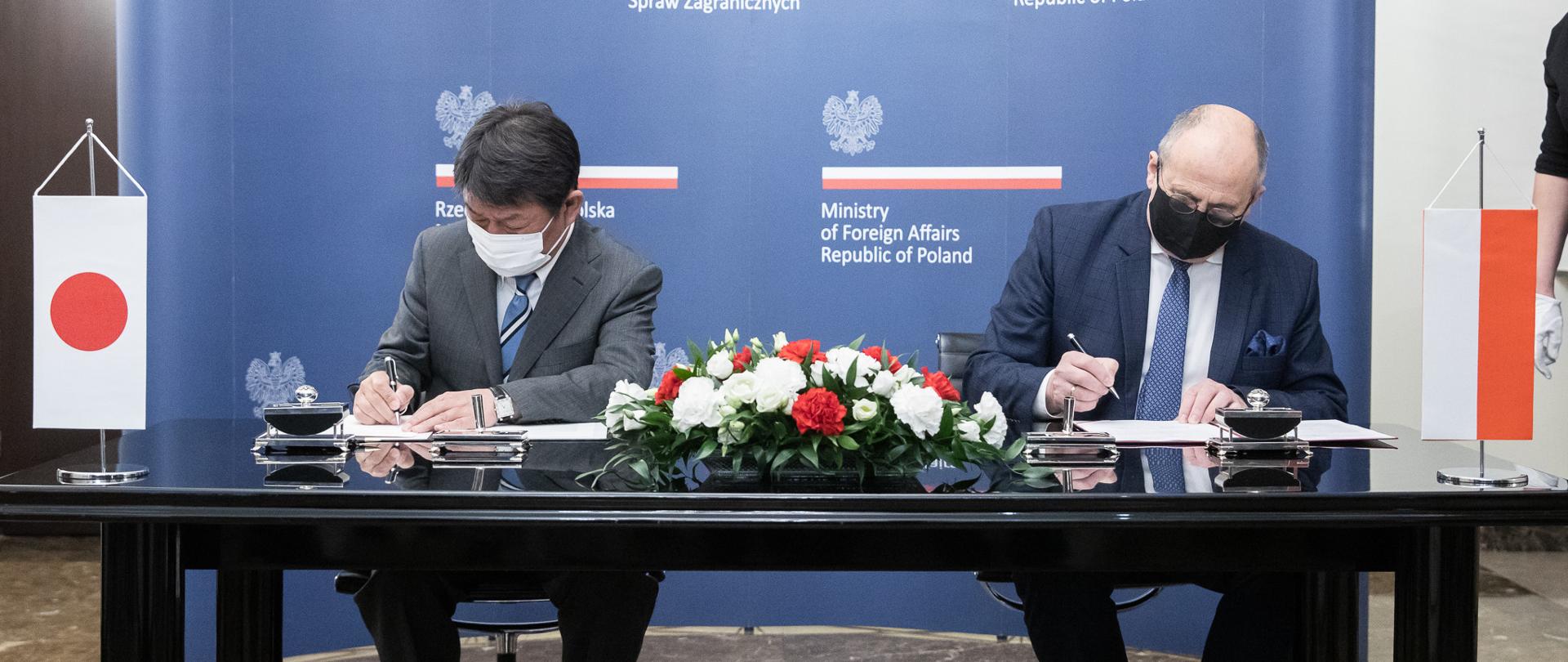 2021.05.06 Warszawa . Minister Zbigniew Rau . Wizyta minister SZ Japonia
Fot. Tymon Markowski / MSZ