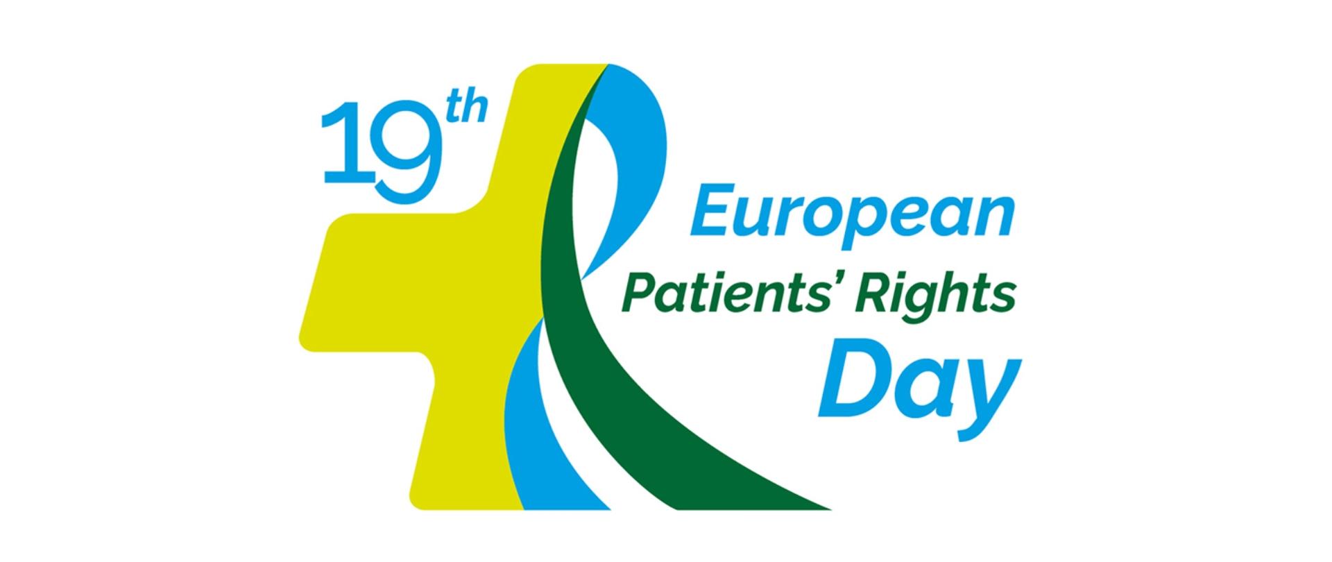 Grafika zawiera logo European Patients' Rights Day