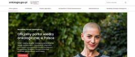 napis oficjalny portal wiedzy onkologicznej w Polsce