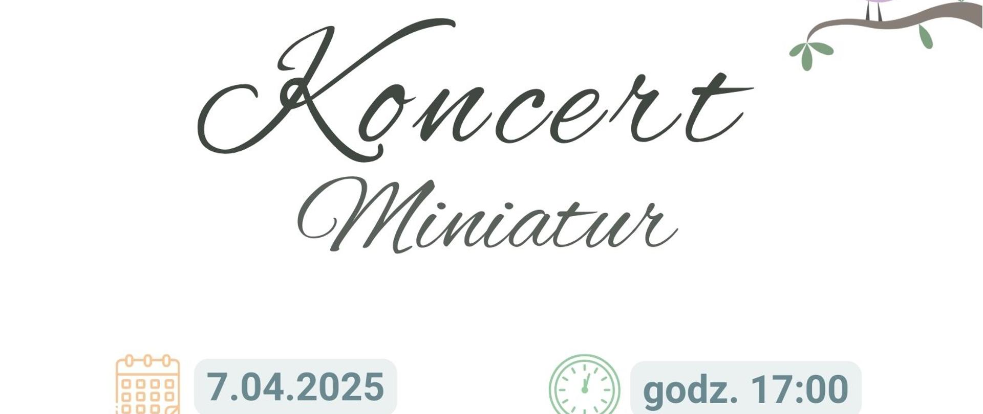 Sekcja smyczkowa zaprasza na koncert miniatur skrzypcowych w dniu 7.04.2025, który odbędzie się na sali koncertowej.