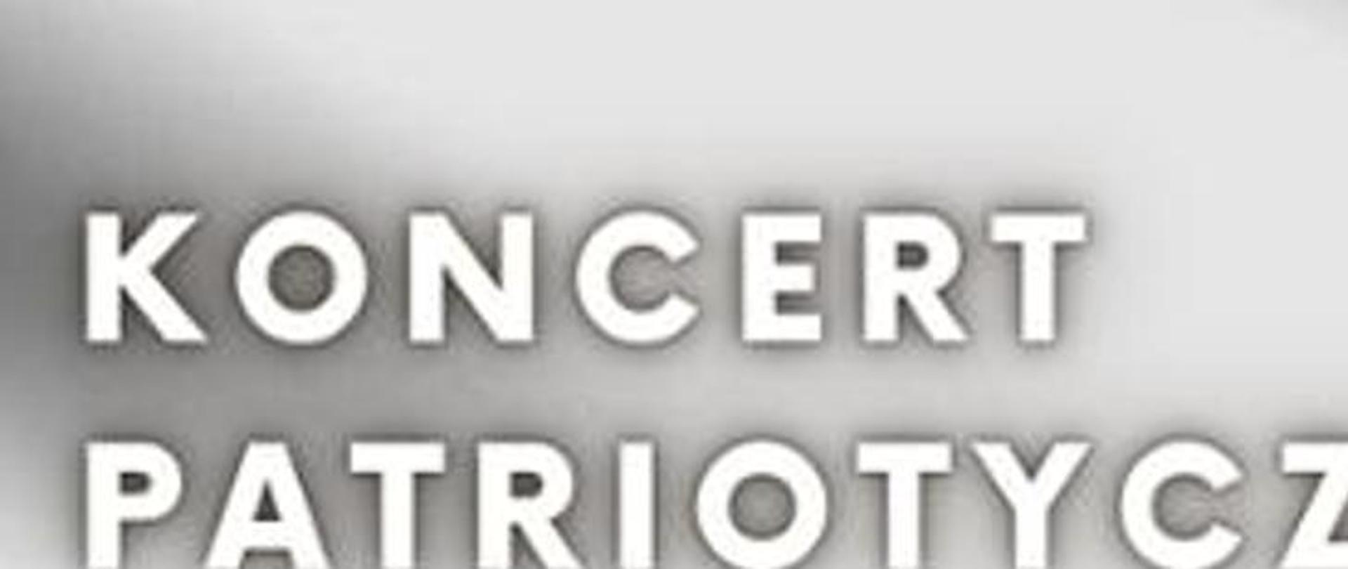 Banner koncert patriotyczny biało czerwony