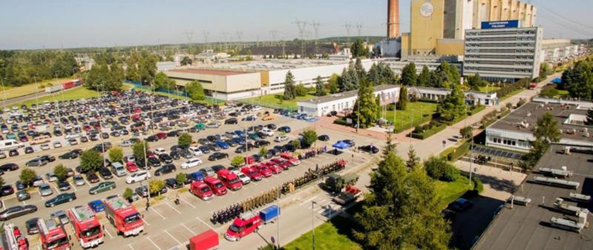 Ćwiczenia służb ratowniczych w elektrowni ENEA Połaniec.