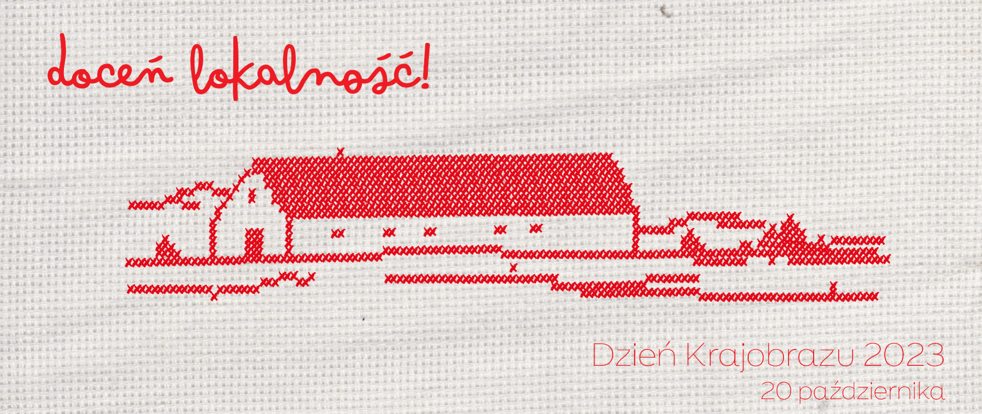 Fot. plakat Dnia Krajobrazu 2023, Antonina Nowak „Haft”