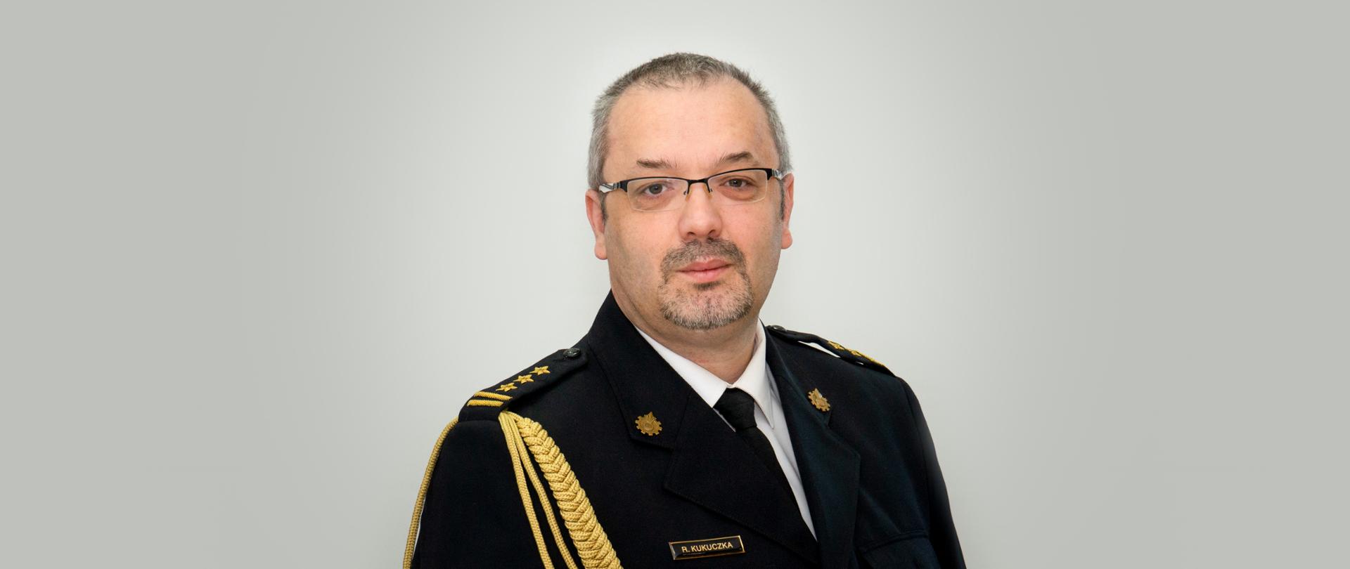 Zdjęcie portretowe st. bryg. Ryszarda Kukuczki