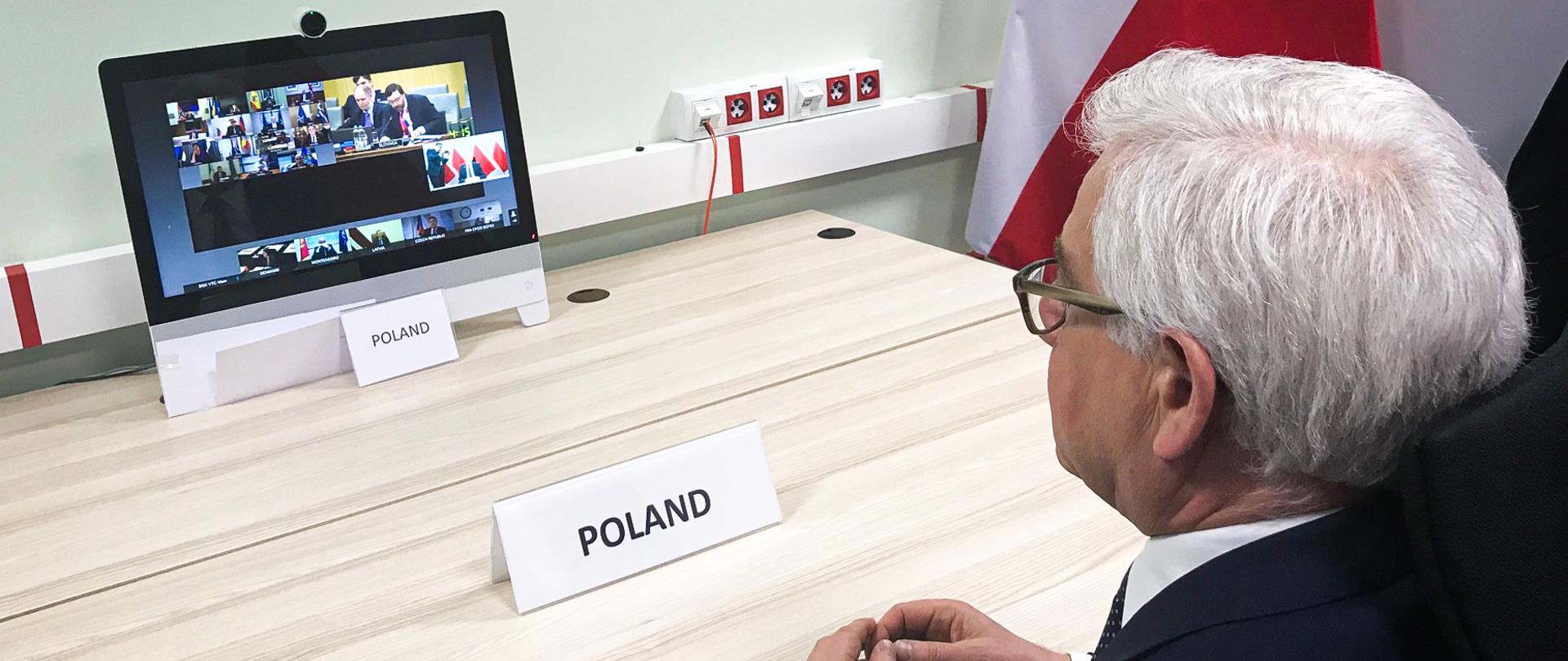 minister Czaputowicz na spotkaniu szefów dyplomacji NATO 