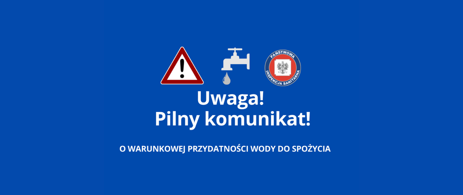 Woda warunkowo przydatna do spożycia