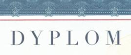 Napis Dyplom