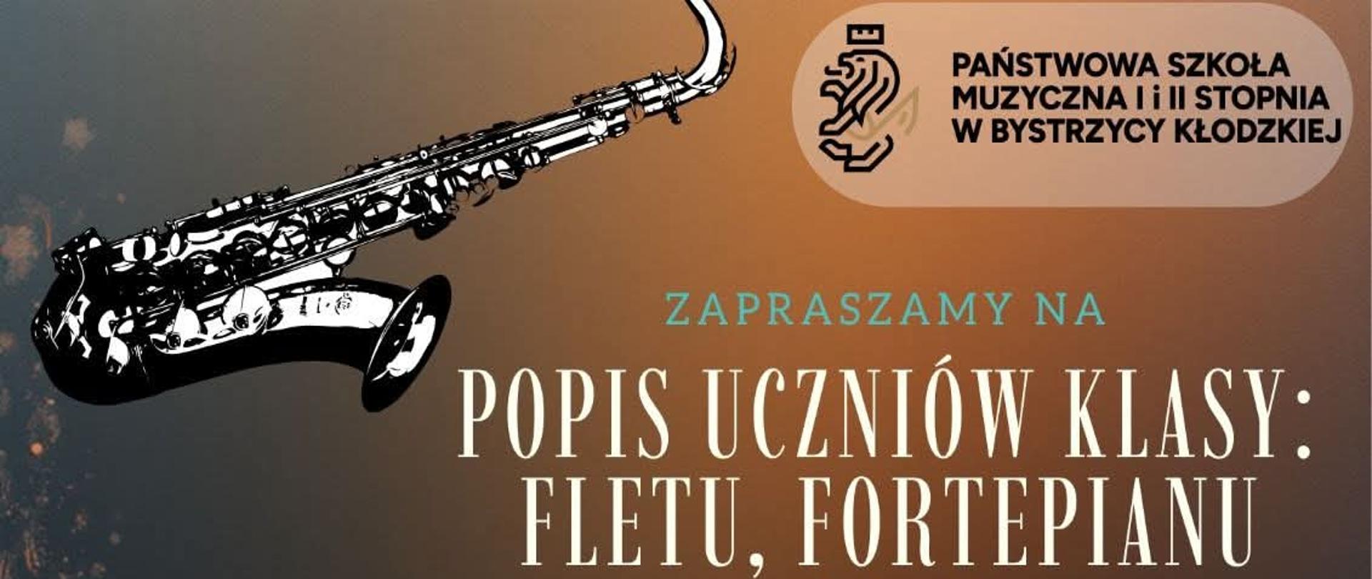 Popis uczniów klasy fletu, fortepianu oraz saksofonu 
