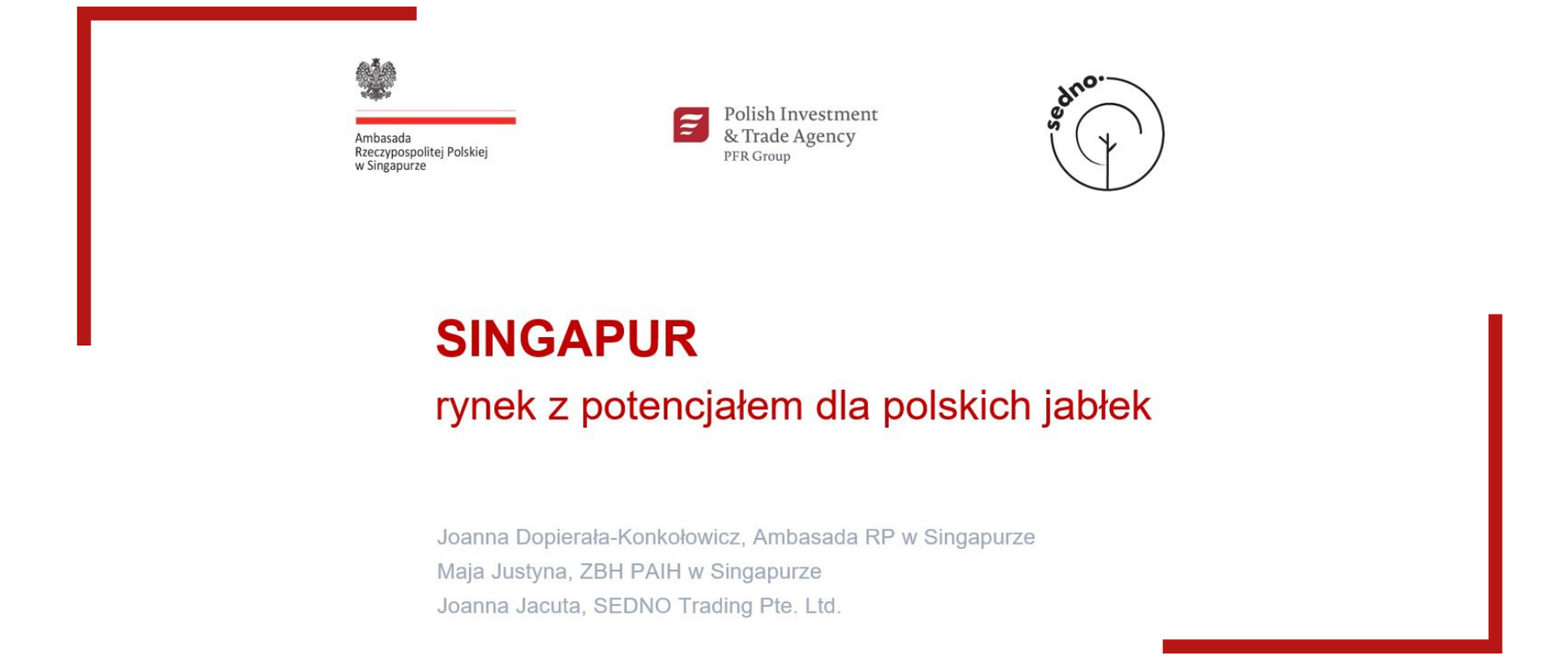 Singapur - rynek z potencjałem dla jabłek z Polski