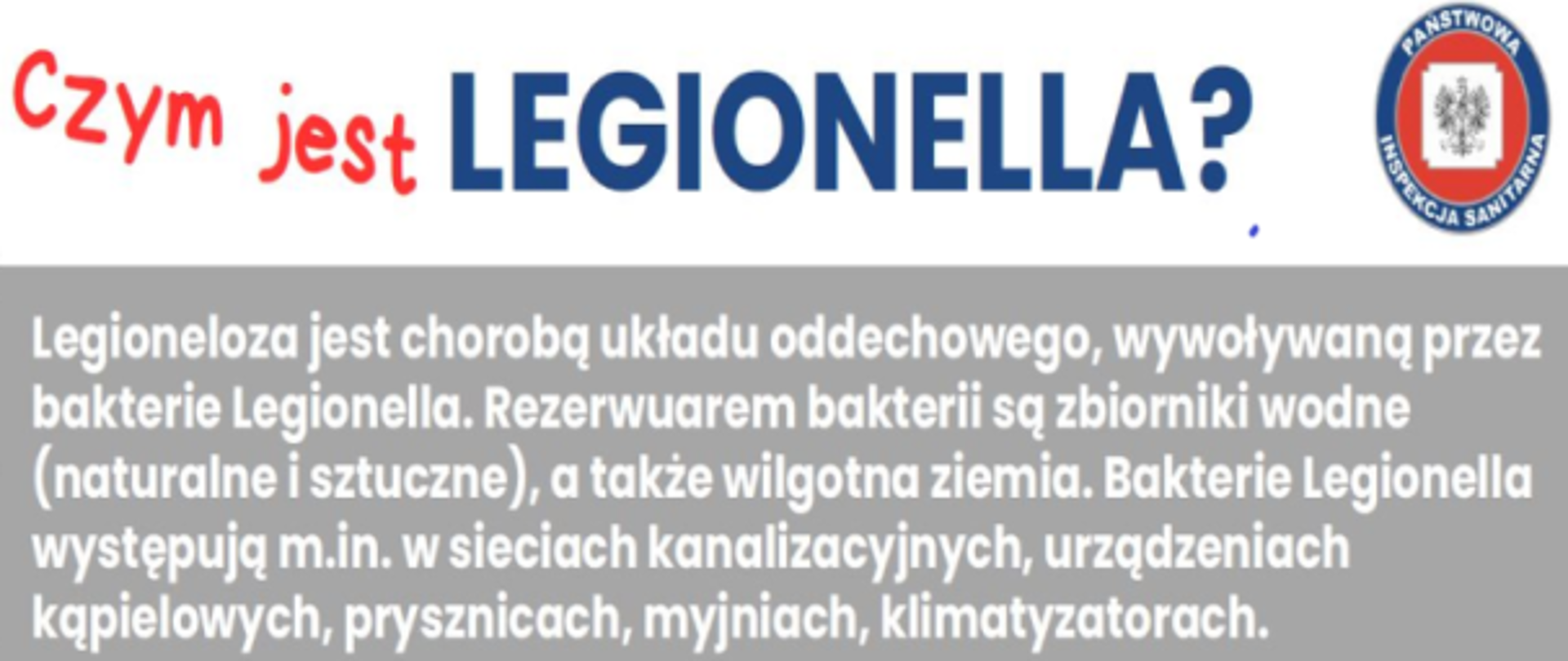 Legioneloza - obrazek z opisem choroby