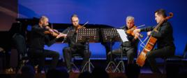 The Mirzoyan String Quartet on stage