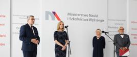 Konferencja prasowa Minister Wojciech Murdzek, prof. Agnieszka Dobrzyń, prof. Kornelia Kędziora-Kornatowska, Wiceminister Wojciech Maksymowicz.