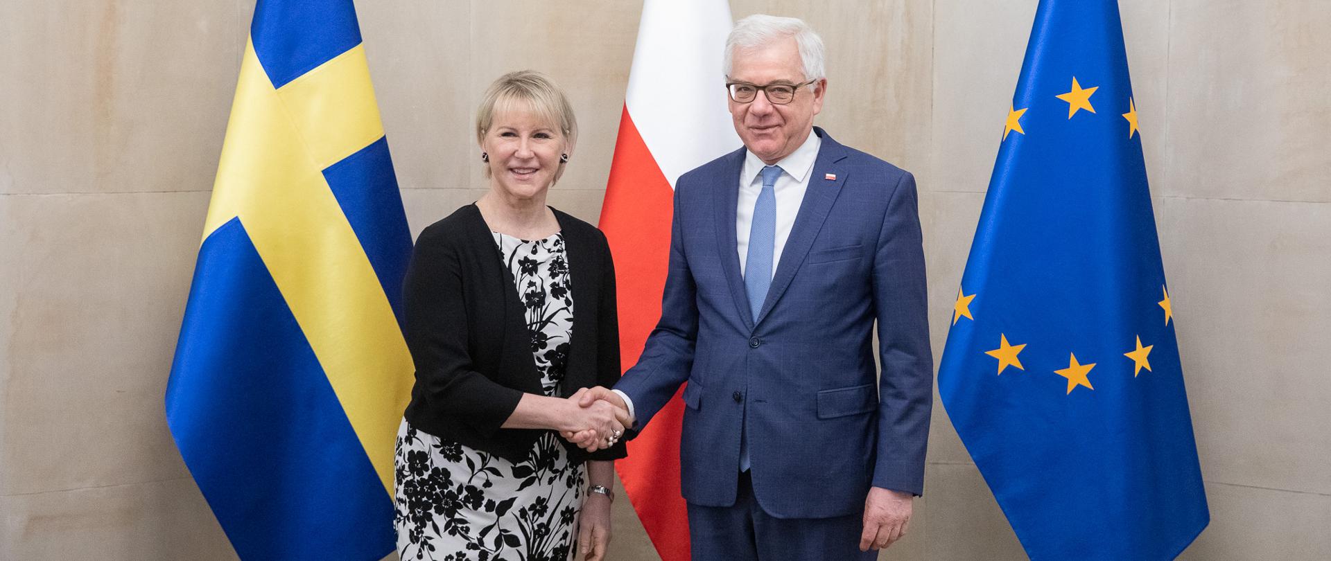 Swedish Foreign Minister visits Warsaw
