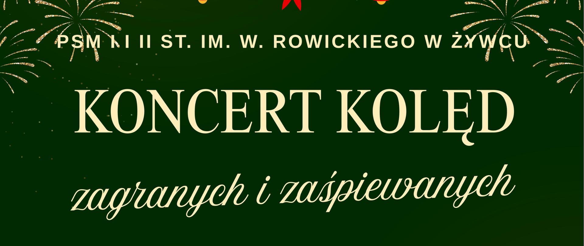 Plakat Koncert kolęd