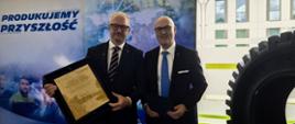Wojewoda Król na otwarciu nowej hali Michelin