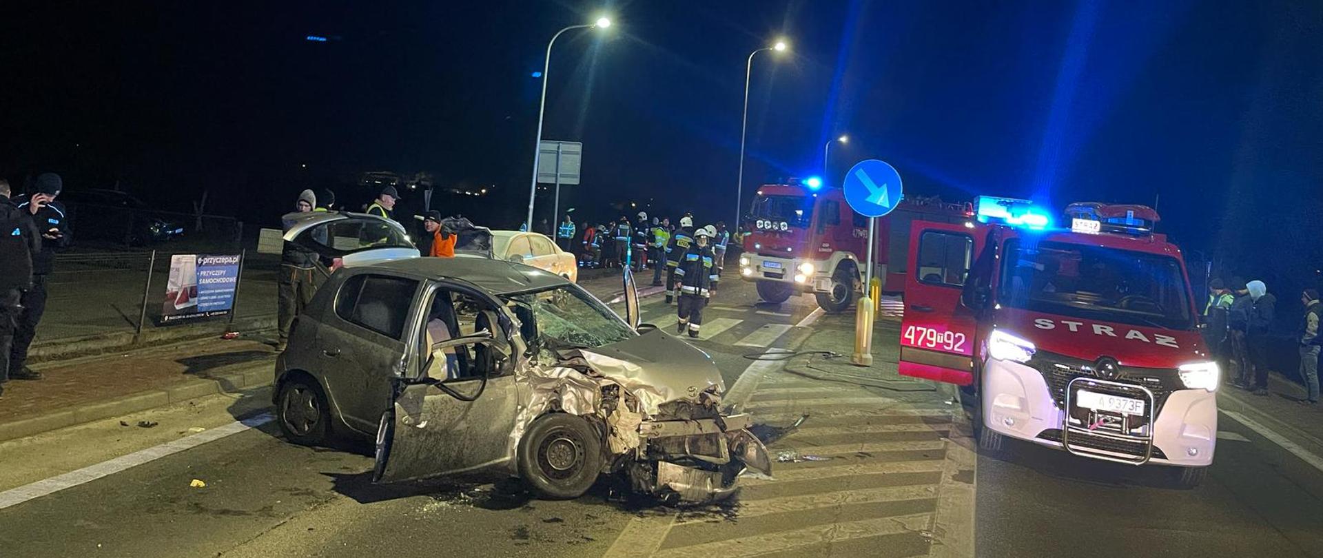 Wypadek drogowy na DK9 w Piasecznie