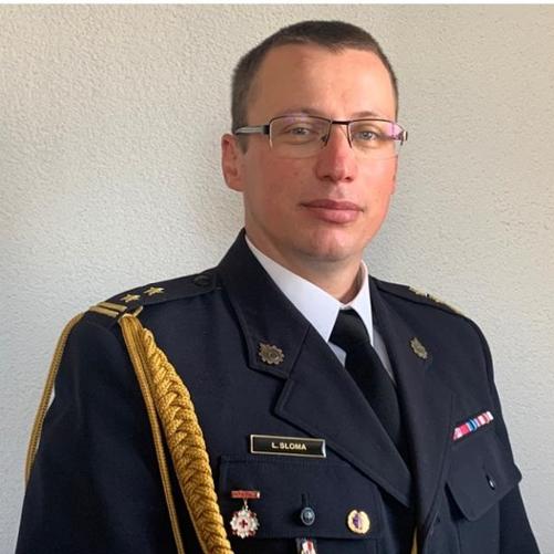 bryg. Łukasz Słoma - Komendant Powiatowy PSP w Oleśnicy