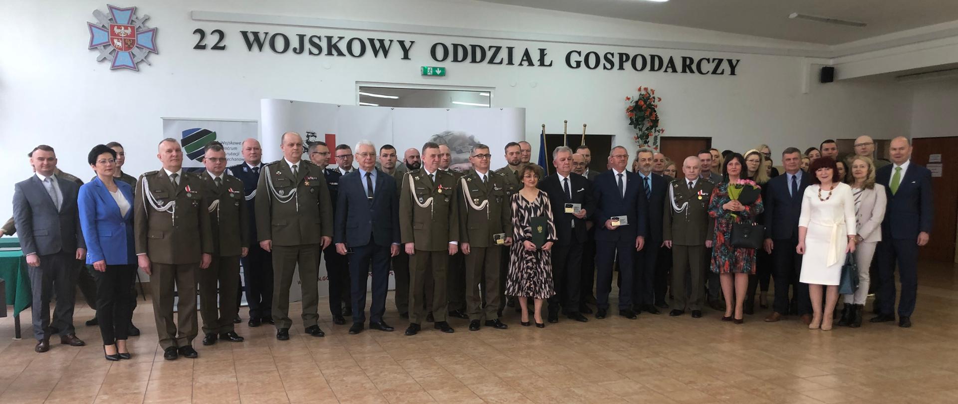 Uroczyste pożegnanie Szefa Wojskowego Centrum Rekrutacji oraz Szefa Wydziału Rekrutacji w Ciechanowie 