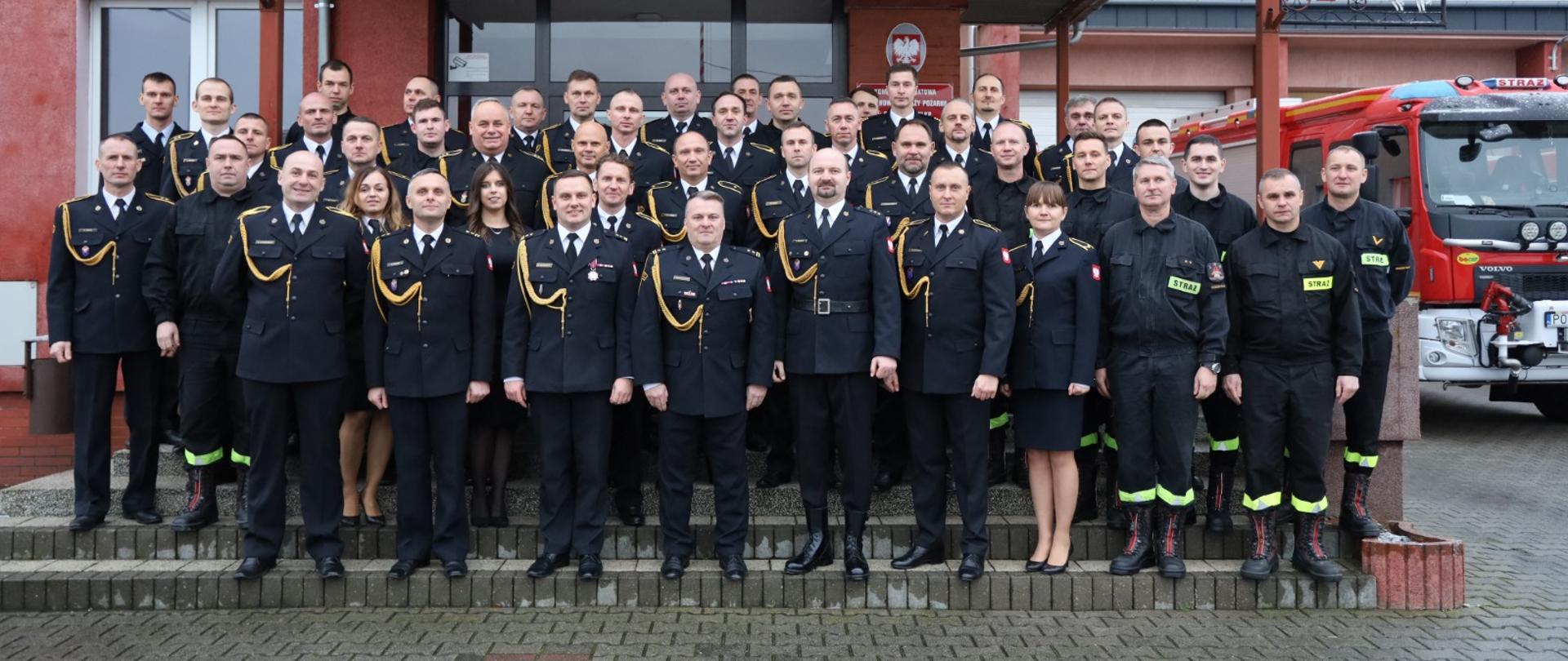 Pożegnanie komendanta Państwowej Straży Pożarnej w Grodzisku Wielkopolskim