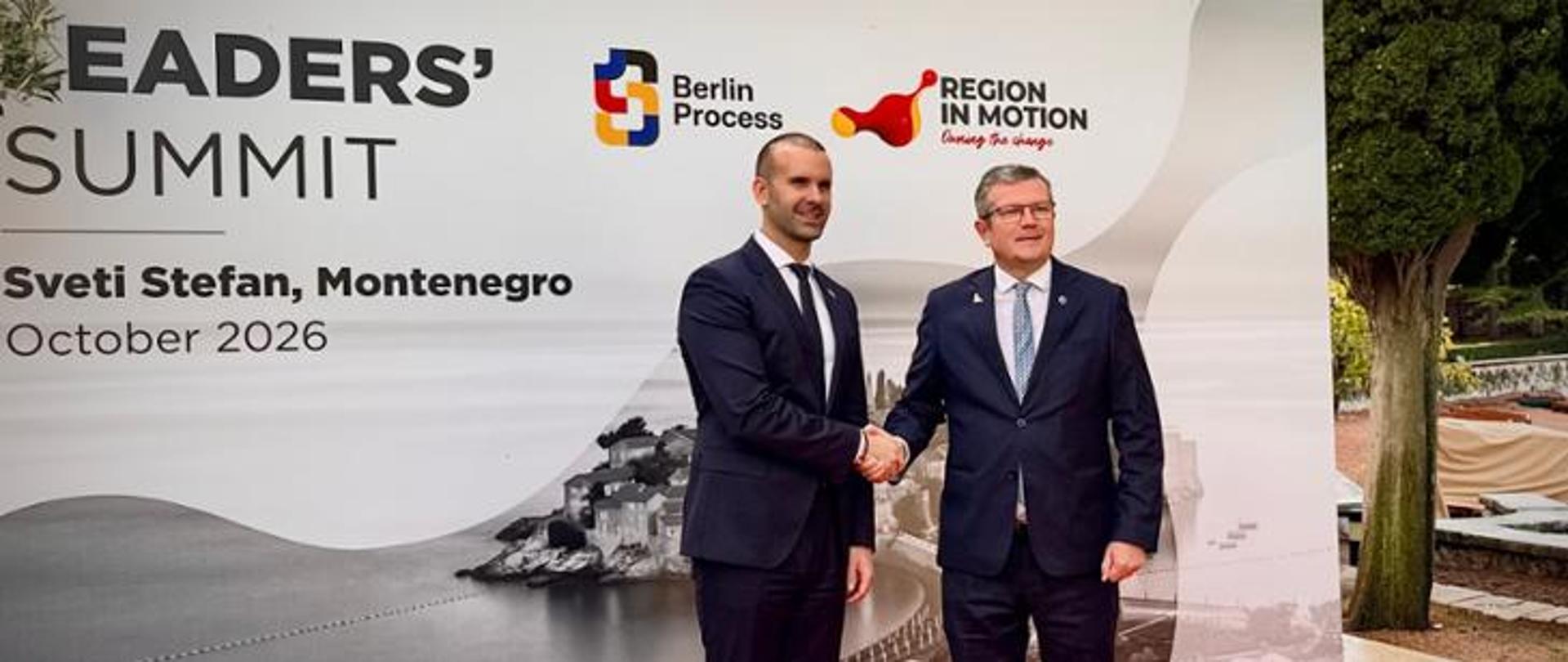 Premier Czarnogóry i min. M. Bosacki