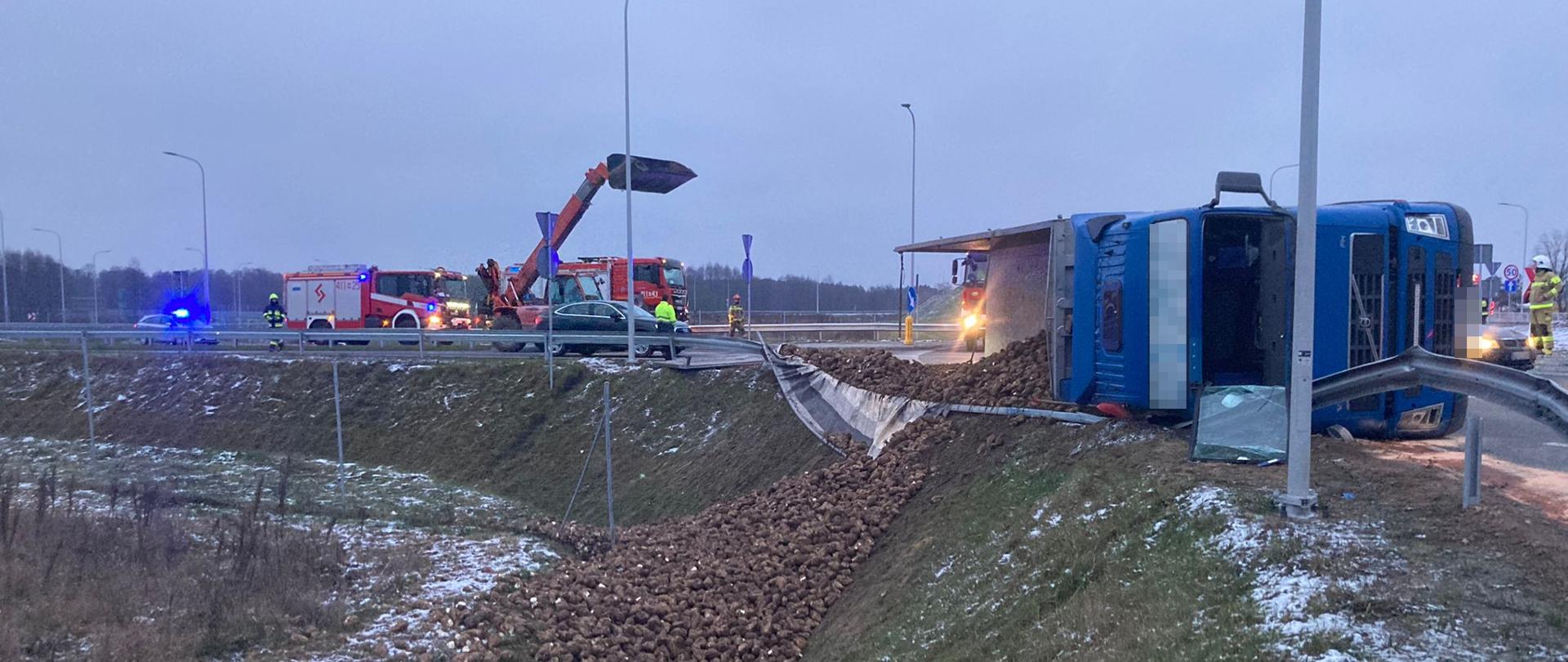 Zdarzenie drogowe na DK 60