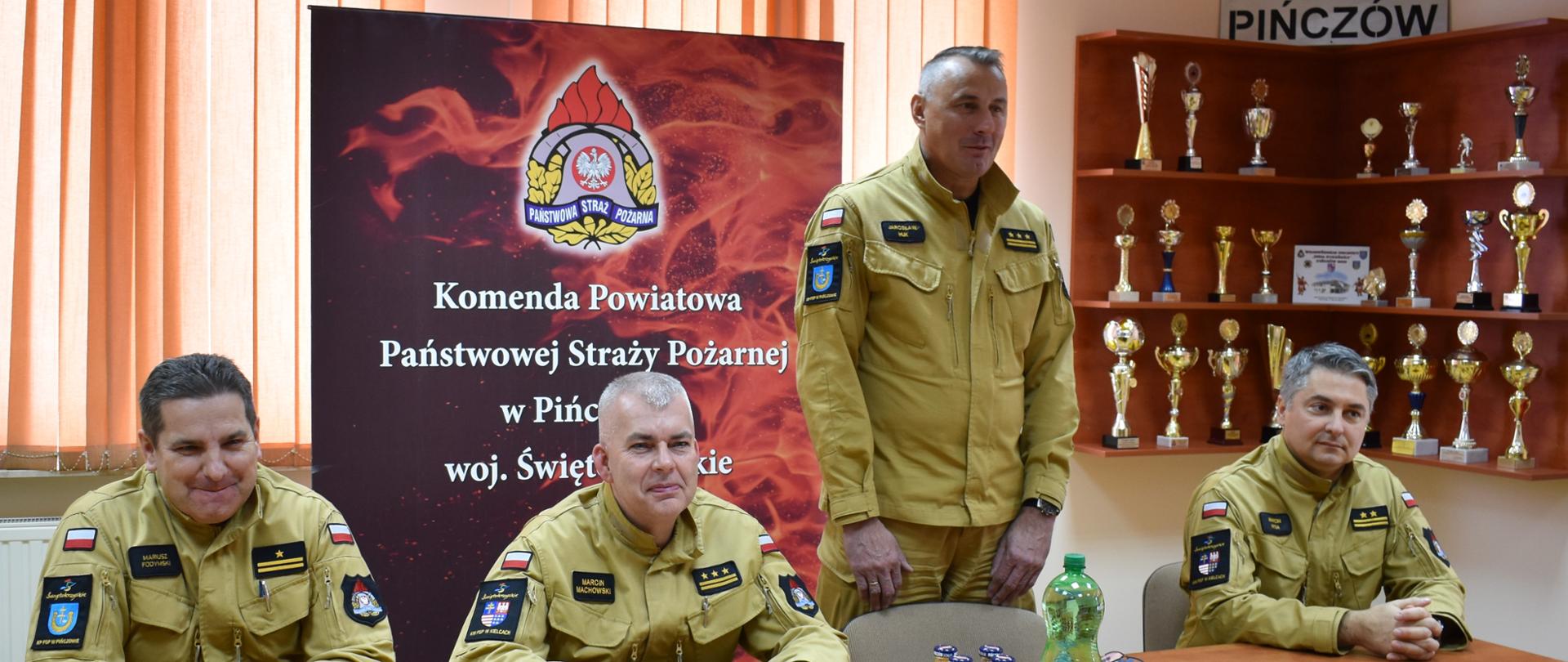 Podsumowanie ćwiczeń „ZDR 2023” w KP PSP w Pińczowie. 