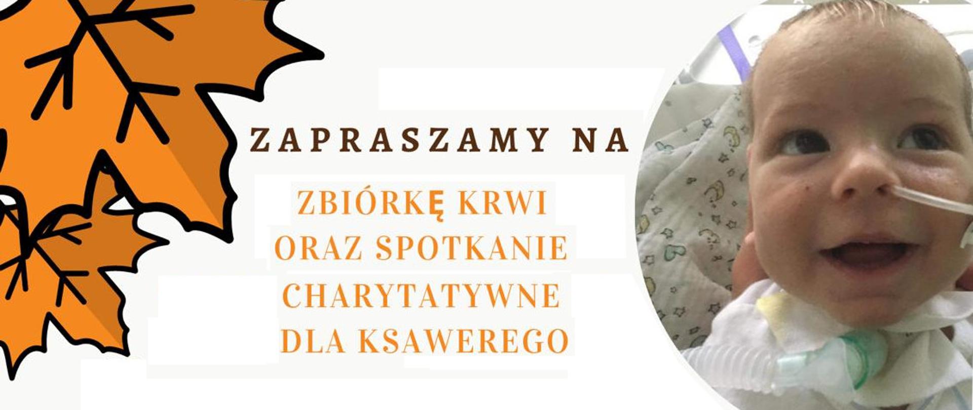 Zapraszamy na zbiórkę krwi oraz spotkanie charytatywne dla Ksawerego